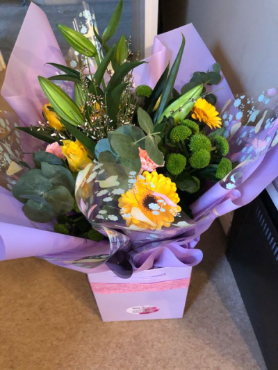 Mamma Mia - Make their day with this bright and vibrant collection of flowers, beautifully presented in a gift box / bag.