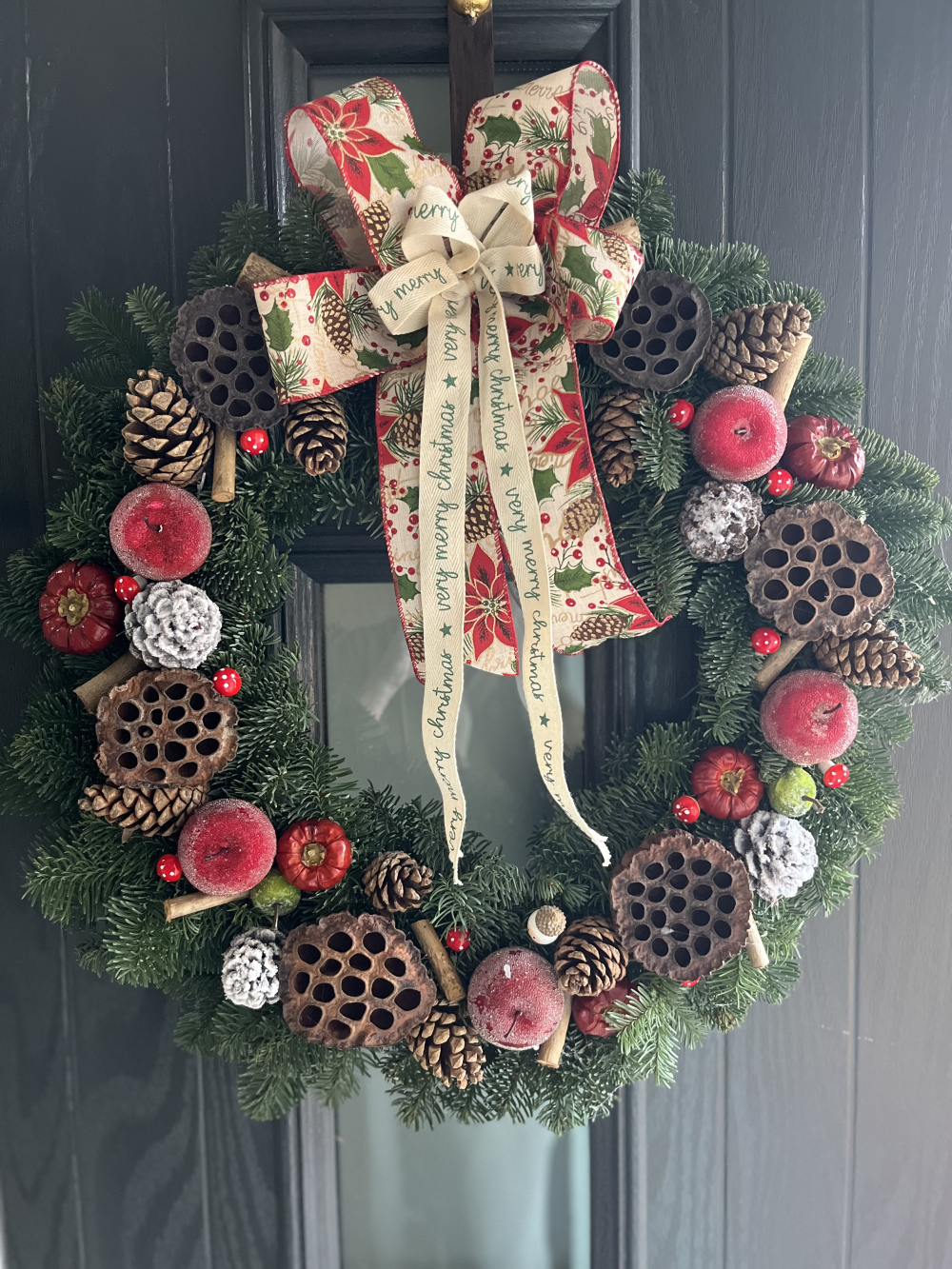 Spruce Door Wreath