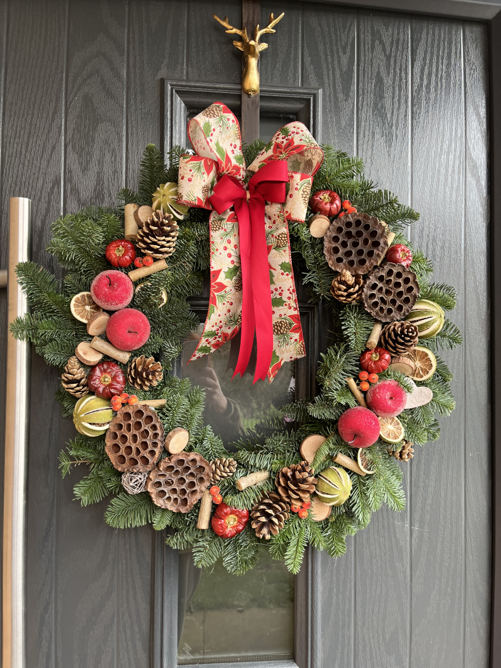 Spruce Door Wreath